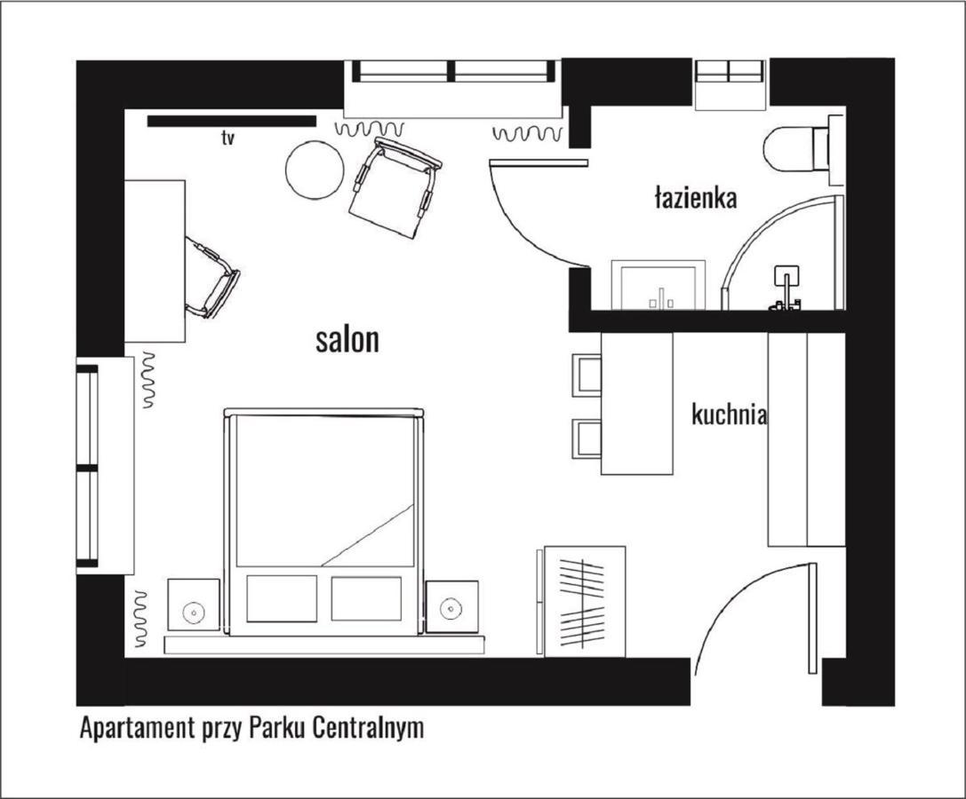 Dk Premium Przy Parku Centralnym Allenstein Exterior foto